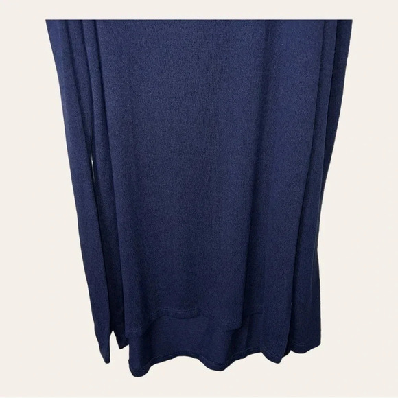 💋WOMEN’S AERIE COLD SHOULDER LONG SLEEVE TOP SIZE XSMALL NAVY BLUE IN COLOR‎ - Picture 5 of 8
